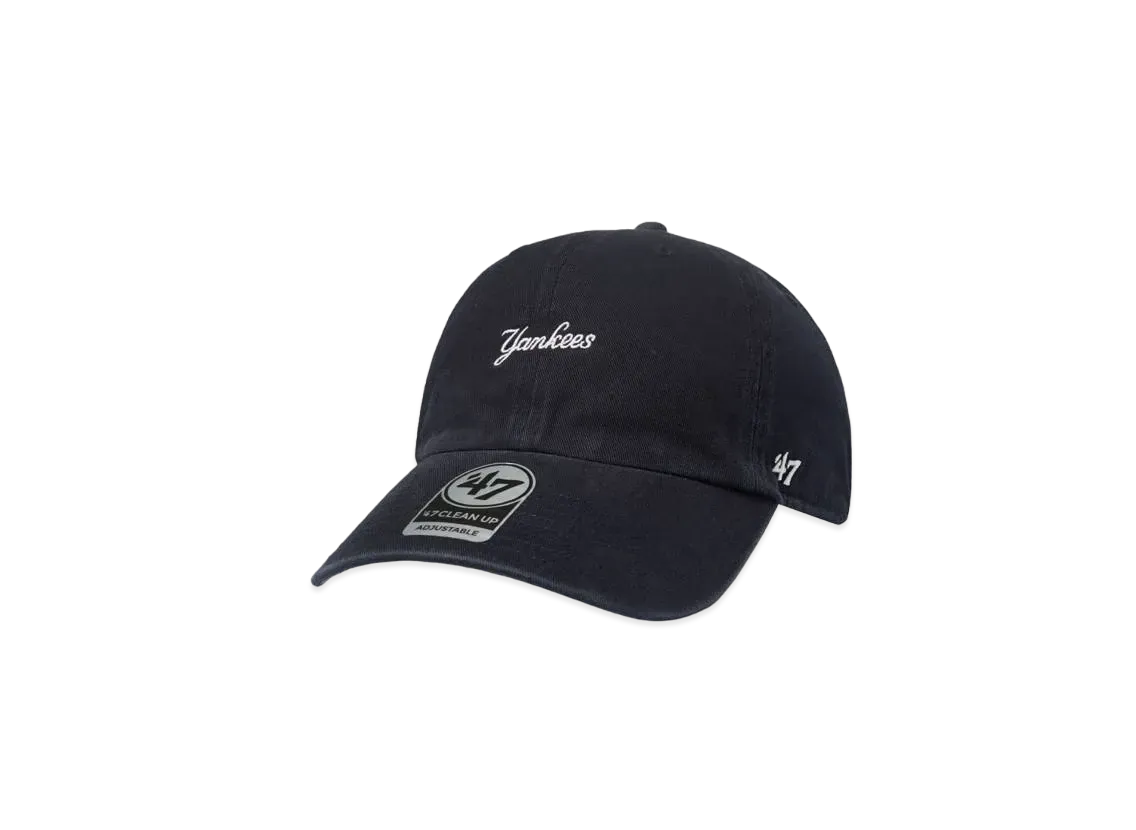 '47 YANKEES Base Runner SCRIPT CLEAN UP "Navy"