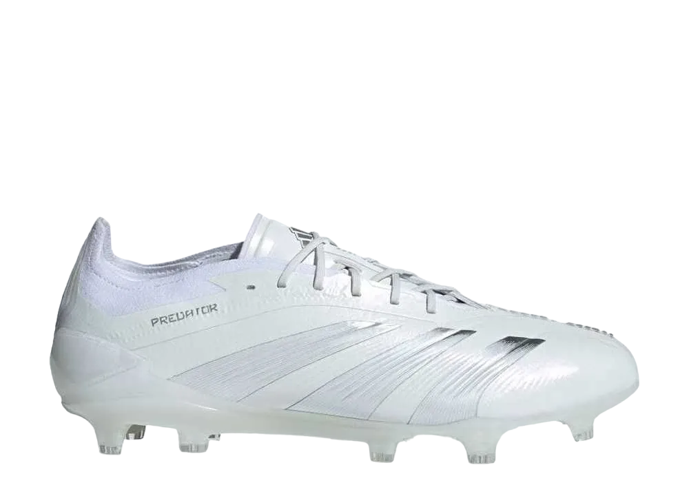 アディダス プレデター エリート ロー FG "フットウェアホワイト/シルバーメタリック"