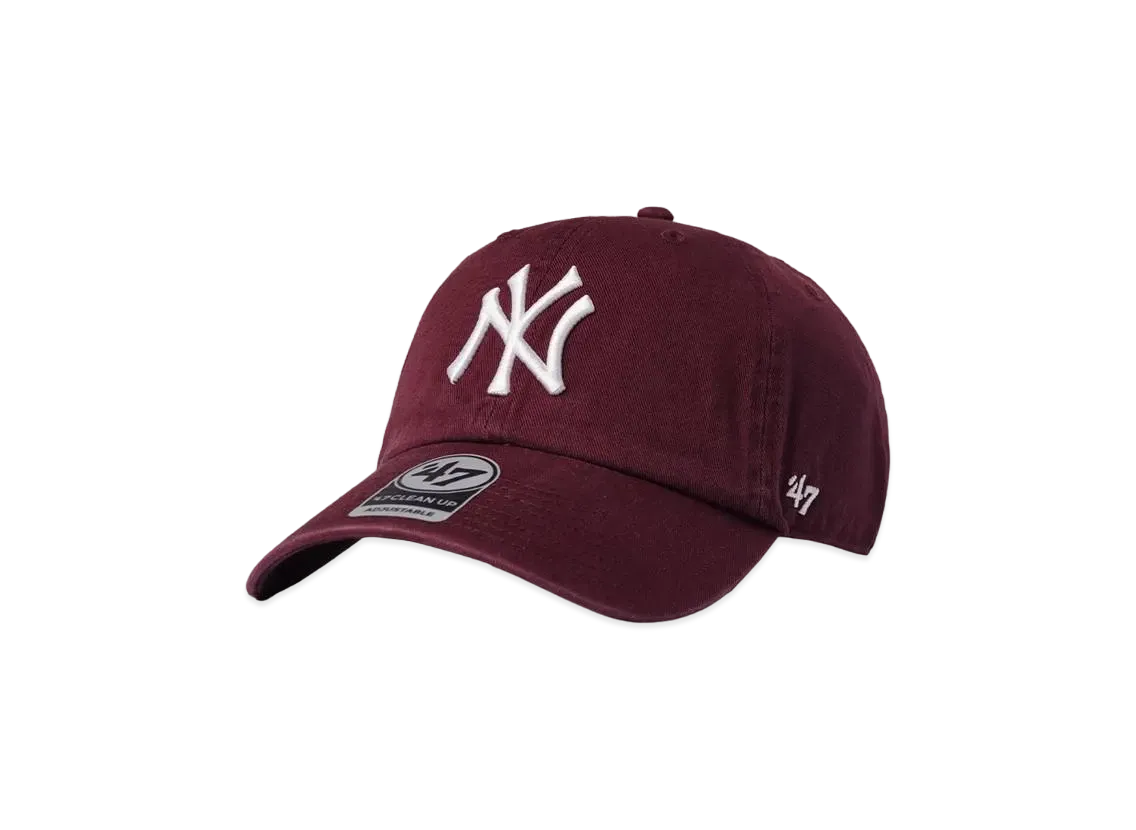 '47 YANKEES CLEAN UP "Dark Maroon"
