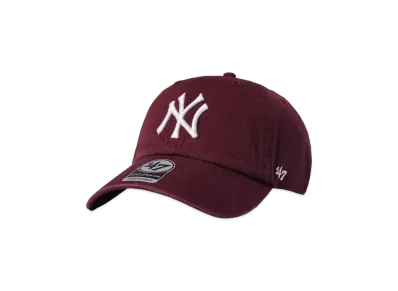 '47 YANKEES CLEAN UP "Dark Maroon"