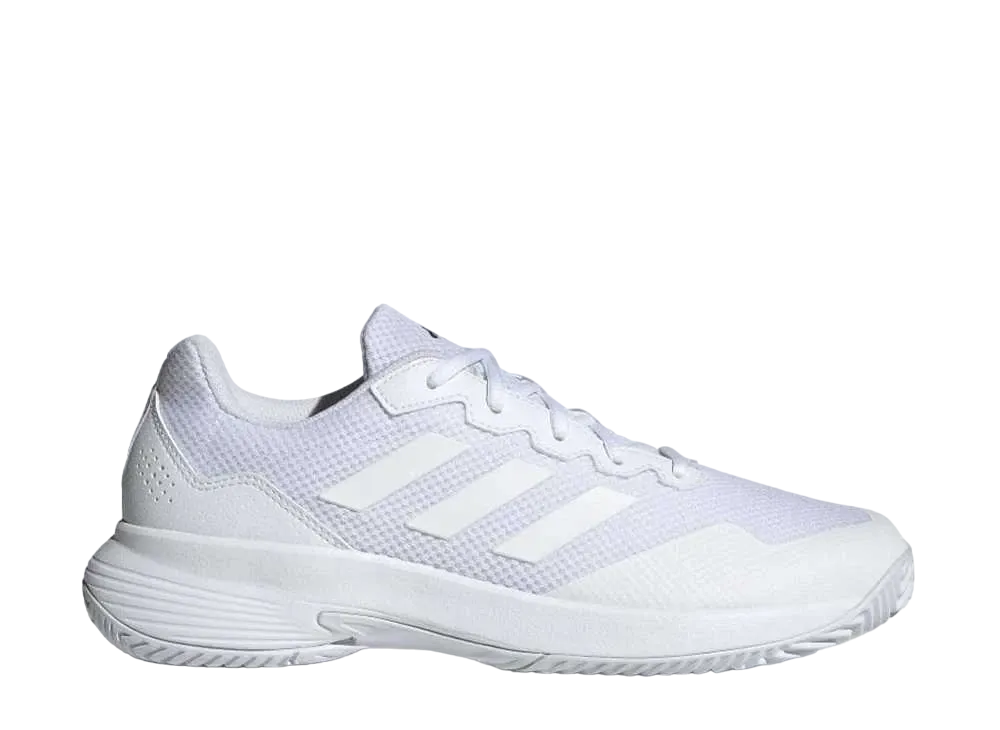 アディダス ゲームコート2.0 テニス "フットウェアホワイト/マットシルバー"