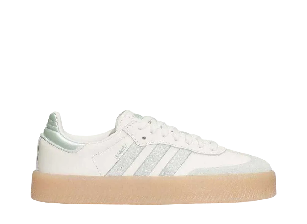 adidas Women's Sambae "Off White/Linen Green"