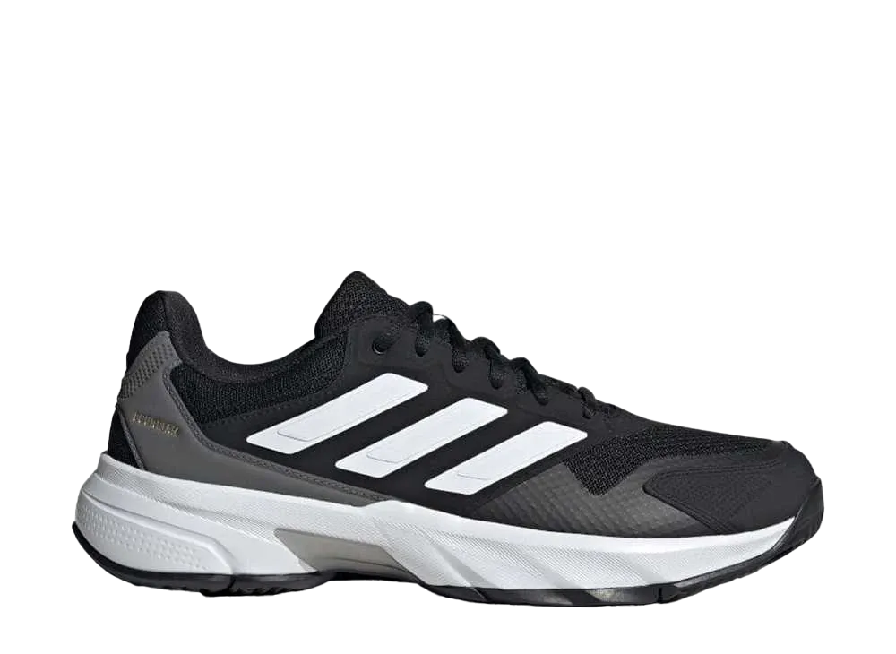 アディダス コートジャム コントロール3 テニス "コアブラック/フットウェアホワイト/グレーフォー"