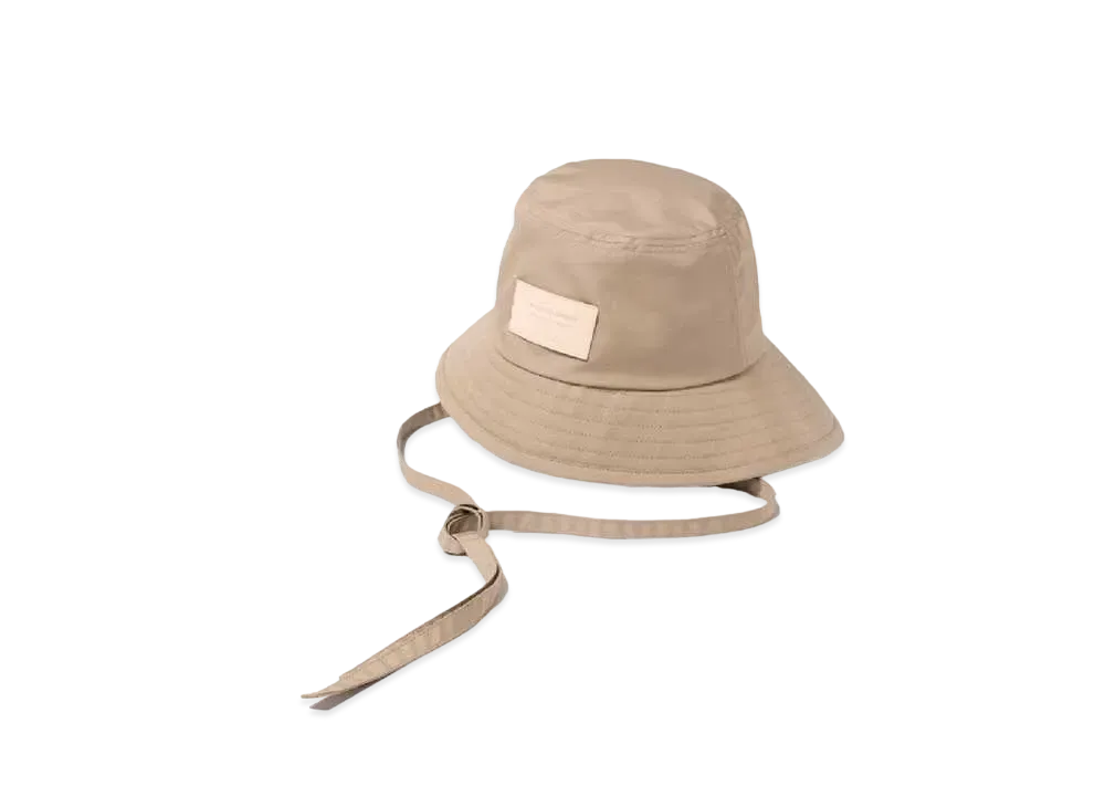 beautiful people FINX High Count Closs Fishing Bucket Hat "Beige"