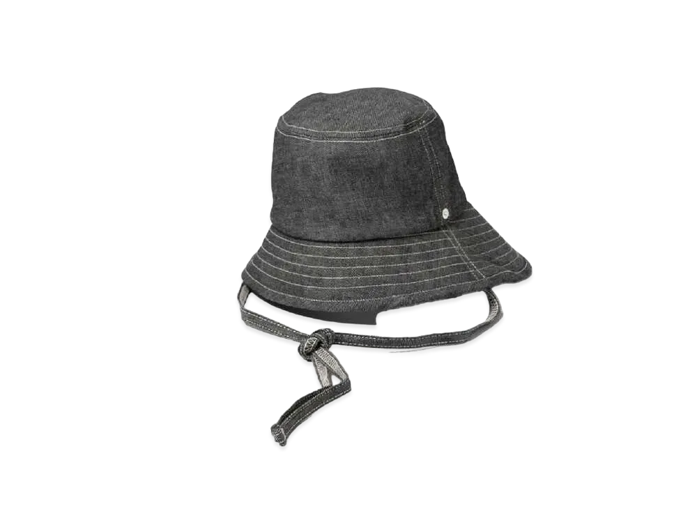 beautiful people Denim Fishing Bucket Hat "Indigo"