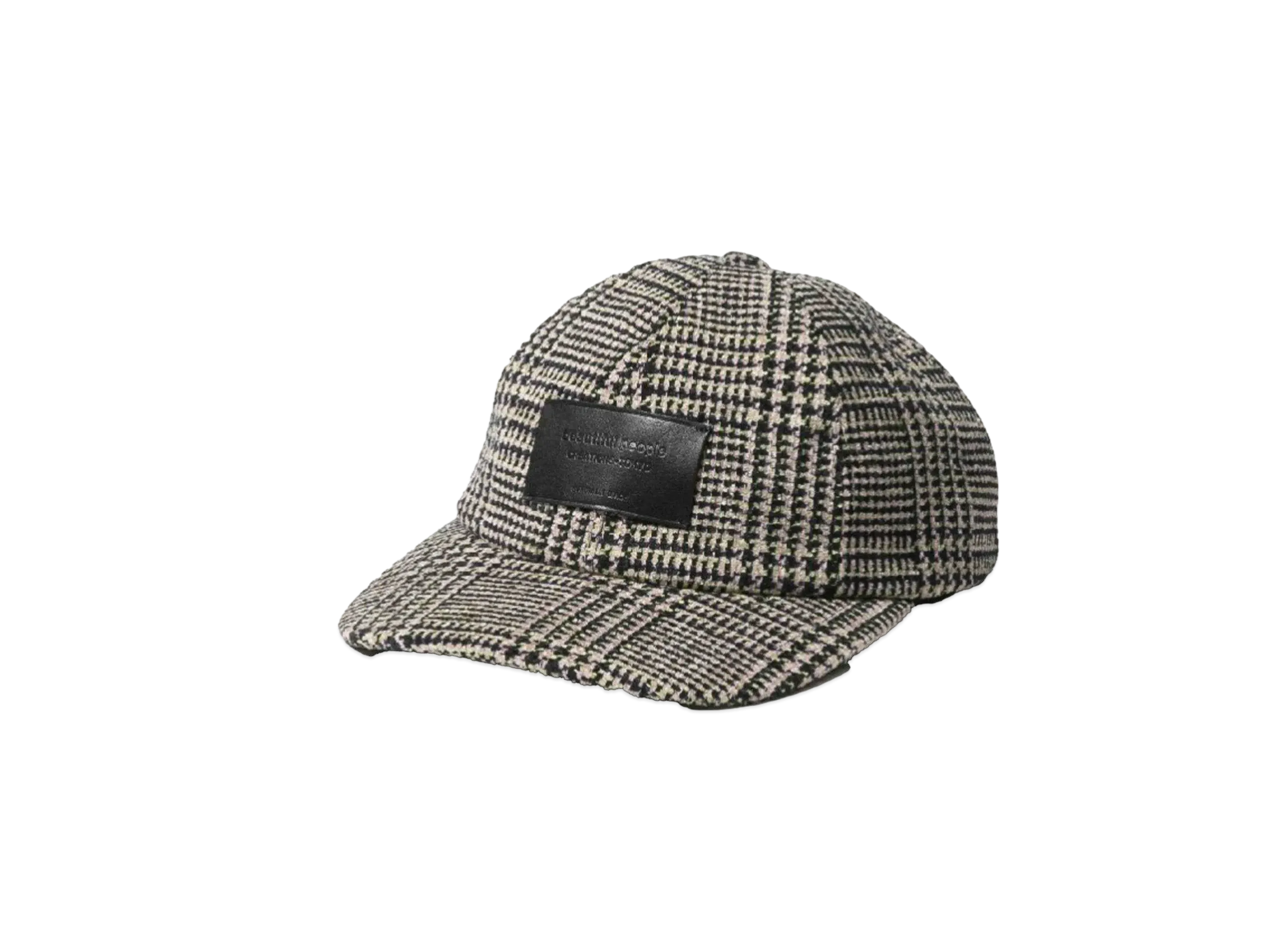 beautiful people Molle Glen Plaid Cap "Navy/Gray"