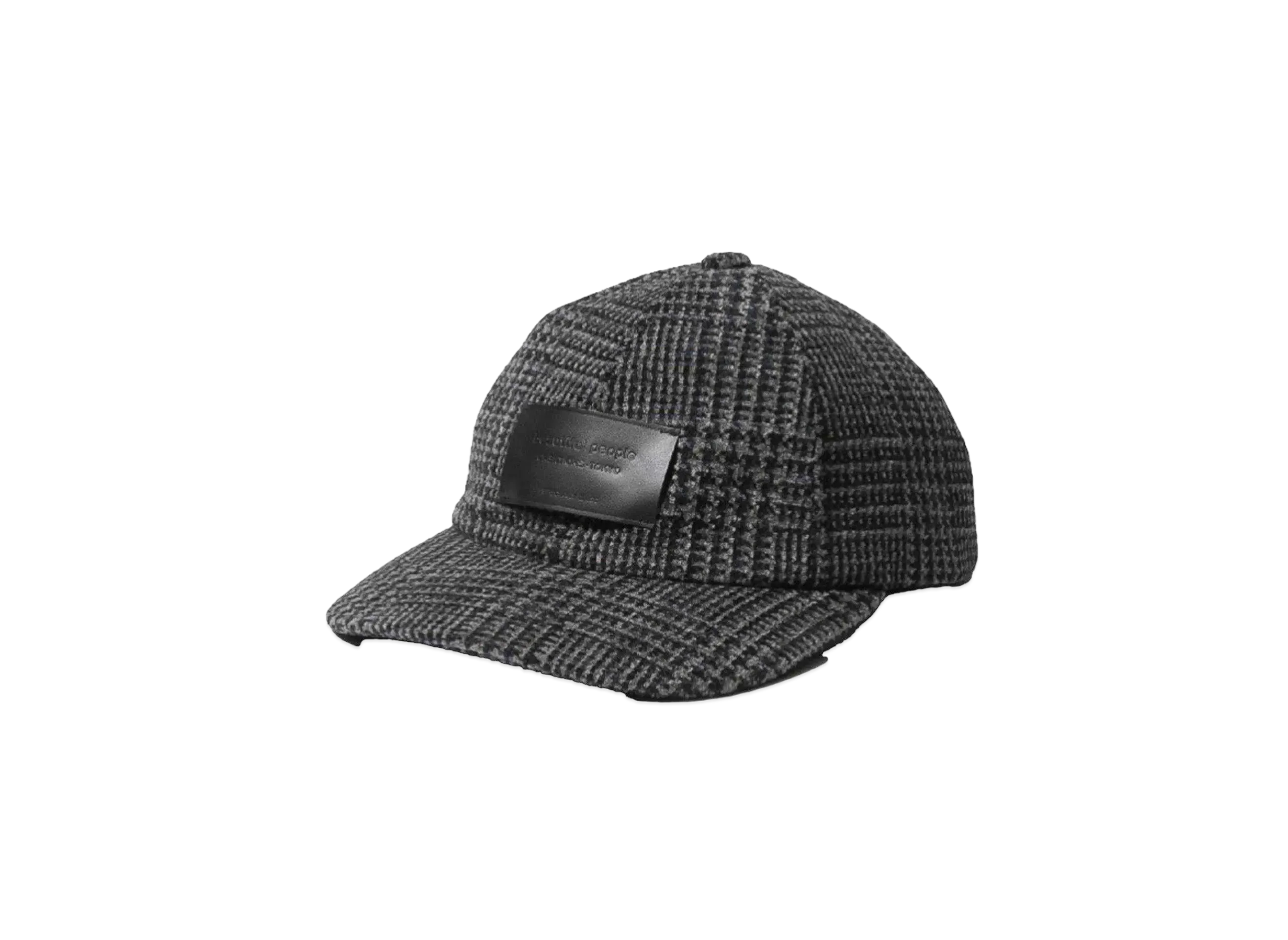beautiful people Molle Glen Plaid Cap "Black/Pink"
