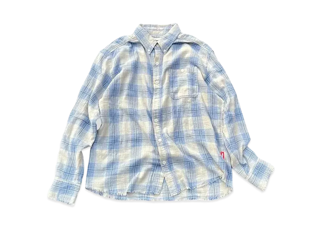 9090 Original Ombre L/S Shirt "IVORY"