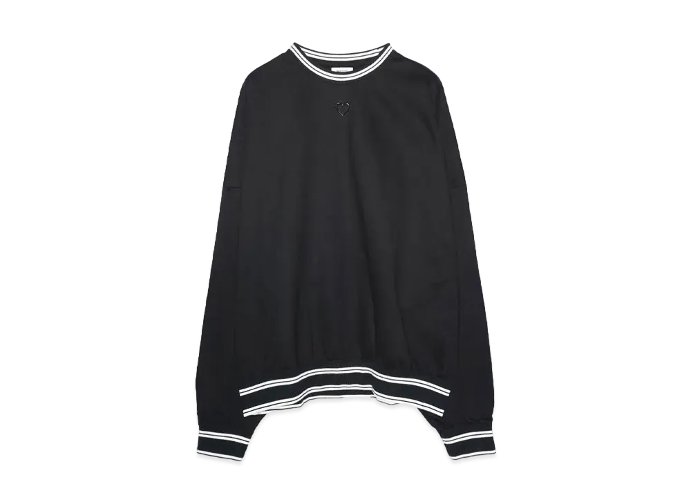 BASICKS Heart Charm Sweat "BLACK"