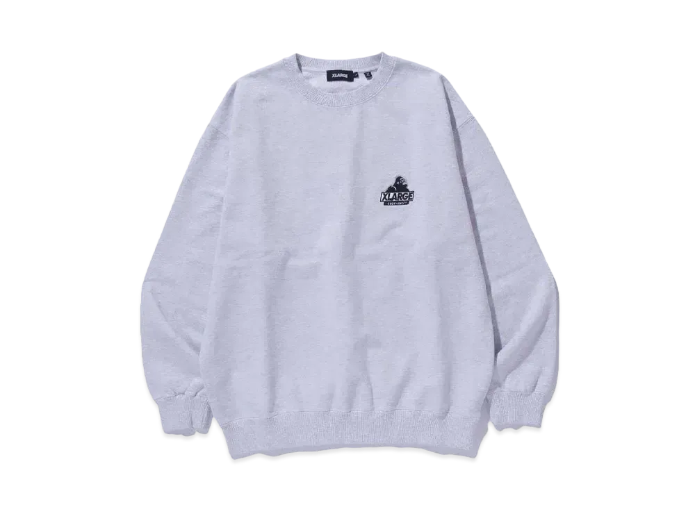 XLARGE SLANTED OG CREWNECK SWEATSHIRT "ASH"