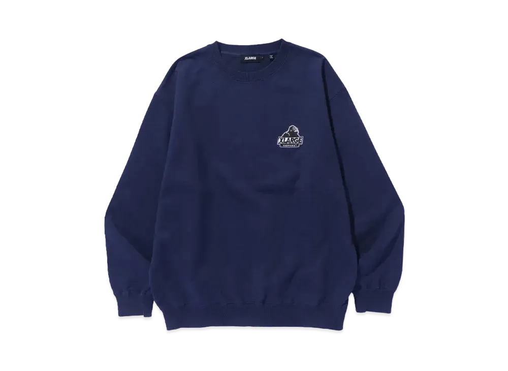 XLARGE SLANTED OG CREWNECK SWEATSHIRT "NAVY"