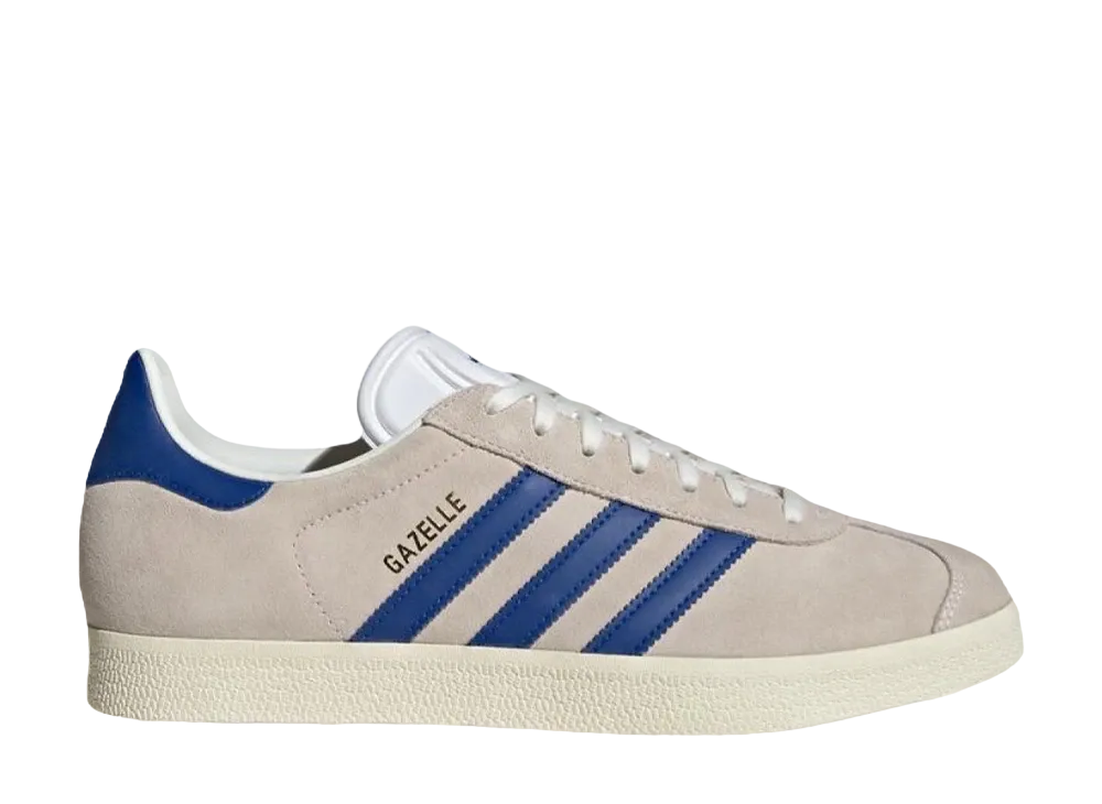 Manchester United × adidas Gazelle "Off White/Team Royal Blue/Cream White"