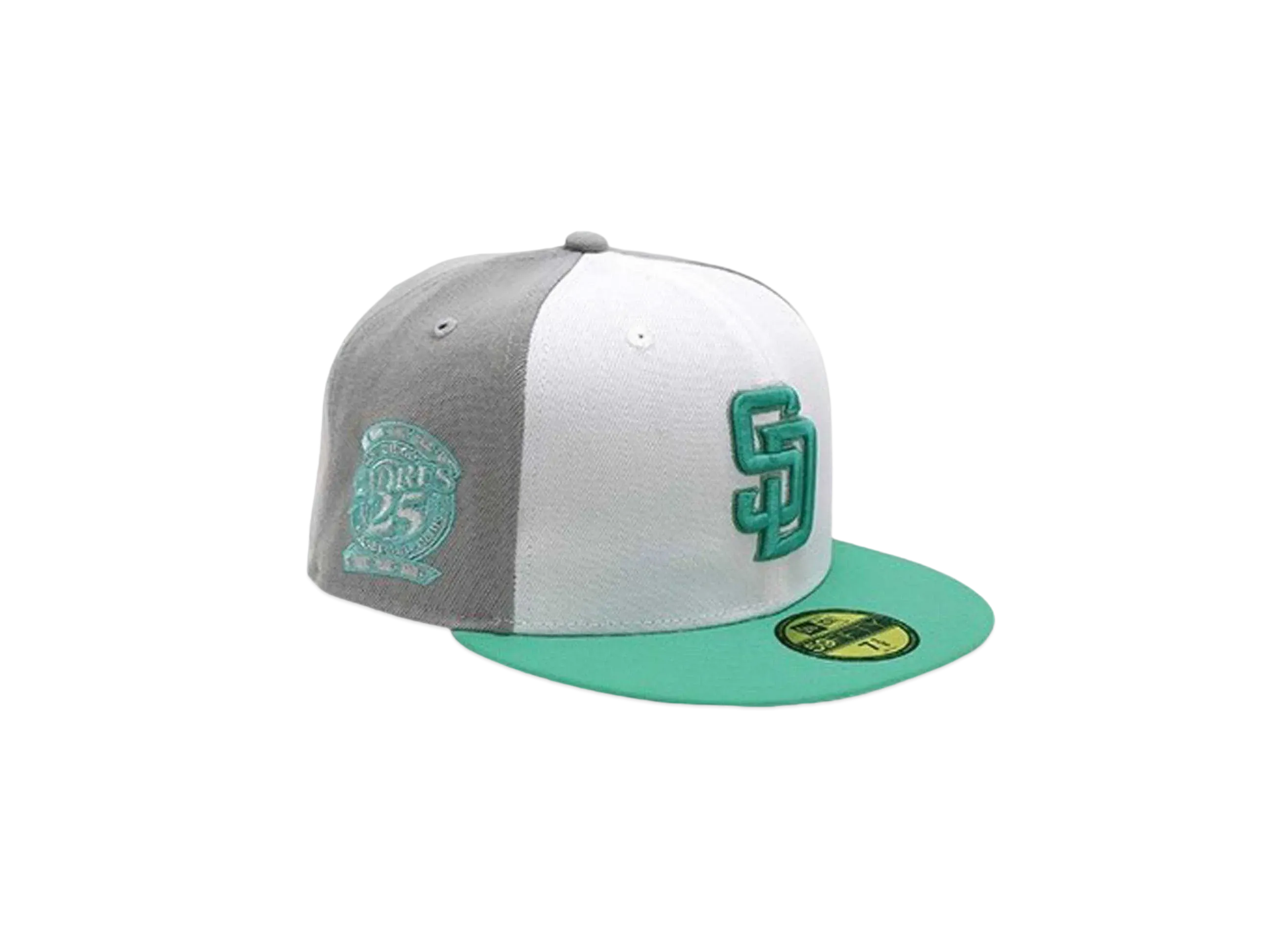 NEW ERA x THE CAP THE SHACK 59Fifty San Diego Padres "White/Gray/Mint"