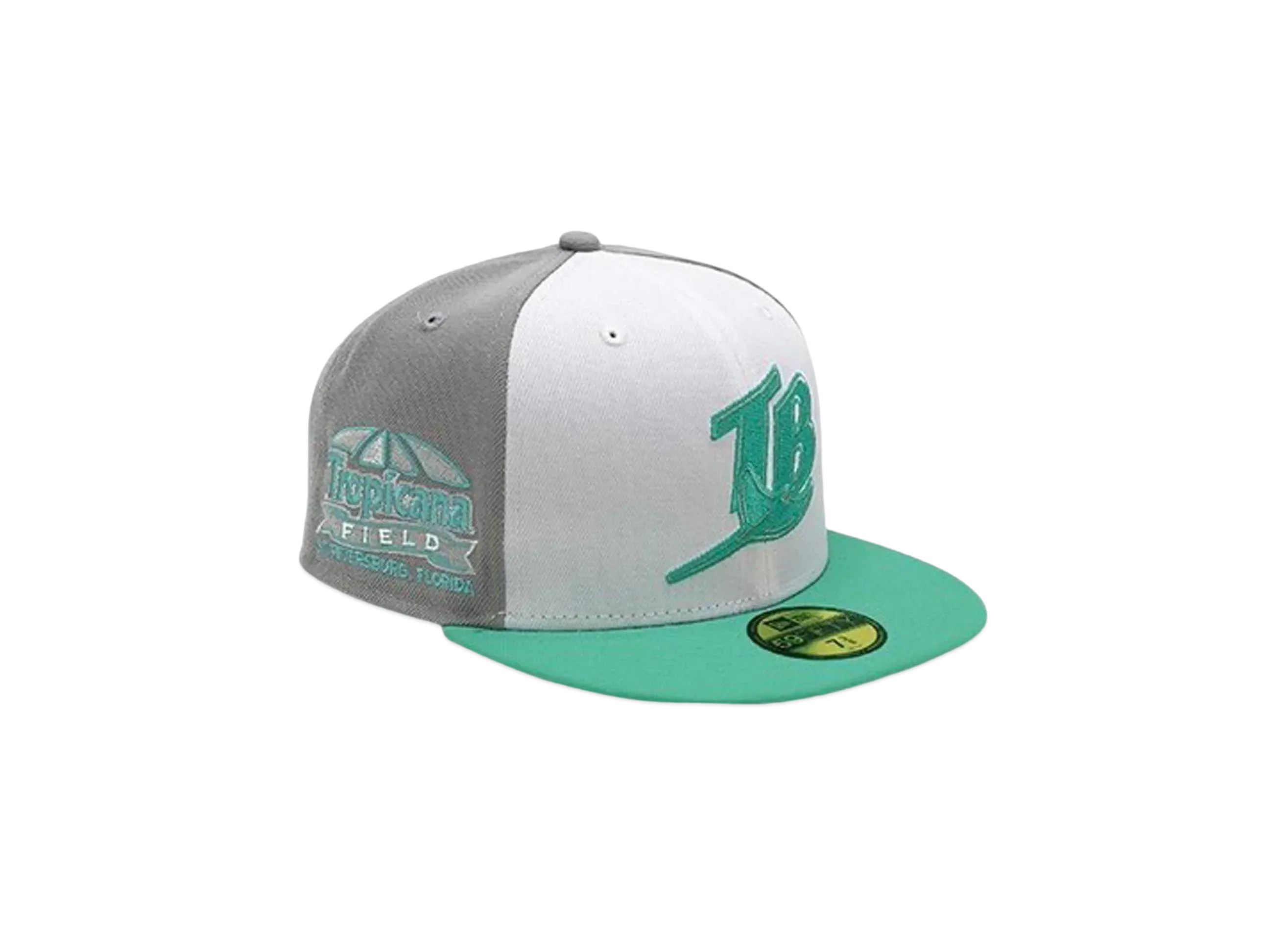 NEW ERA x THE CAP THE SHACK 59Fifty Tampa Bay Rays "White/Gray/Mint