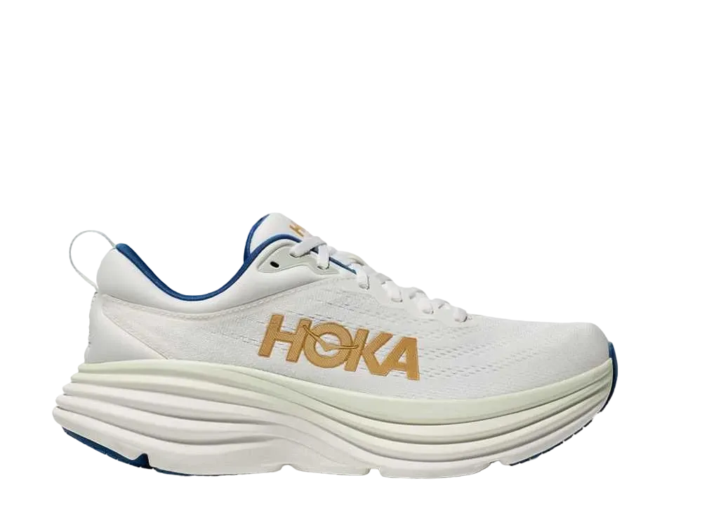 Hoka Bondi 8 "Frost/Gold"
