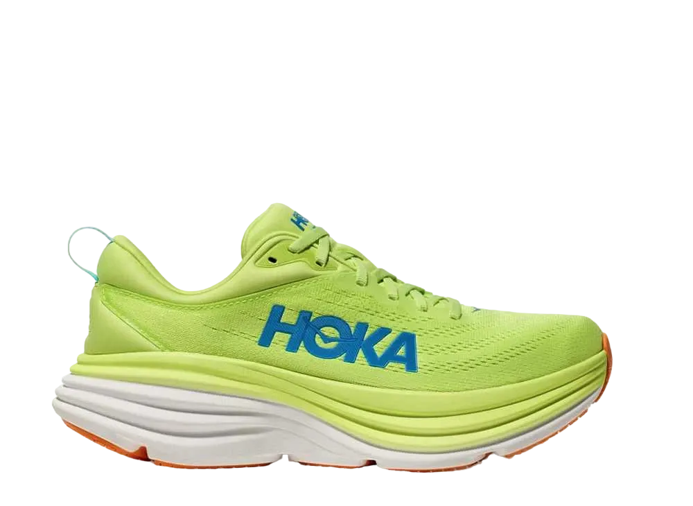 Hoka Bondi 8 "Lettuce/Solar Flame"