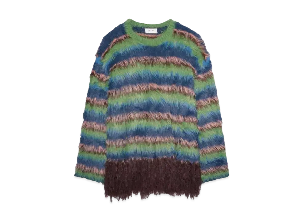 TAAKK FUR KNITPULLOVER "GREEN"