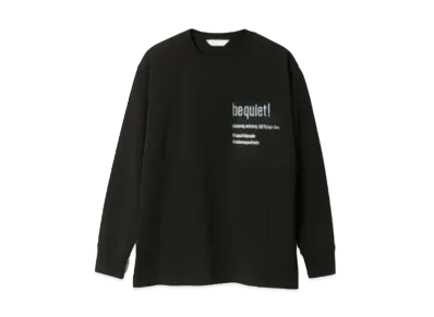 beautiful people Suvin Compact Jersey Typography T-Shirts "Black"