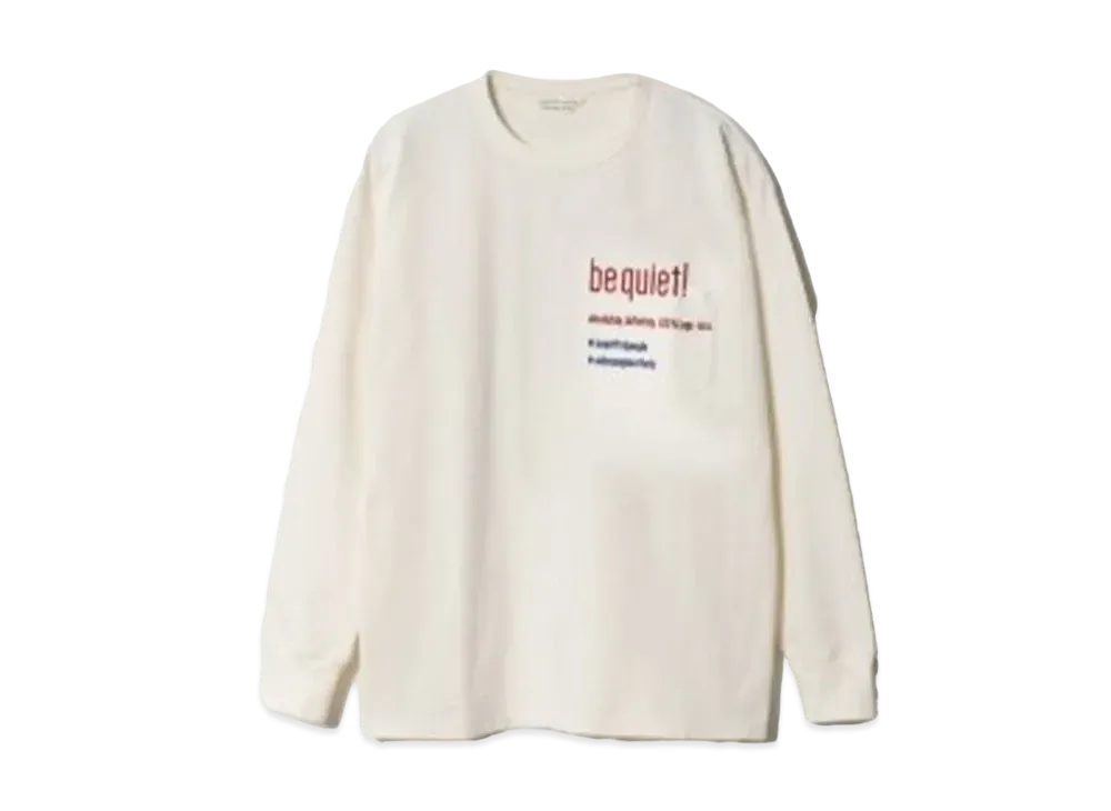 beautiful people Suvin Compact Jersey Typography T-Shirts "Off White"