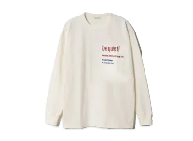 beautiful people Suvin Compact Jersey Typography T-Shirts "Off White"