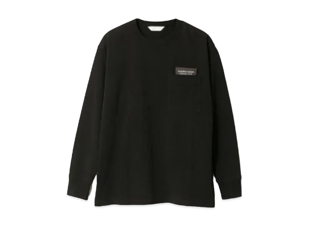 beautiful people Suvin Compact Jersey Half Sleeve T-Shirt "Black"