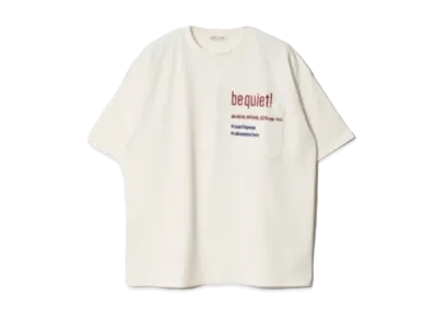 beautiful people Suvin Compact Jersey Typography Long T "Off White"