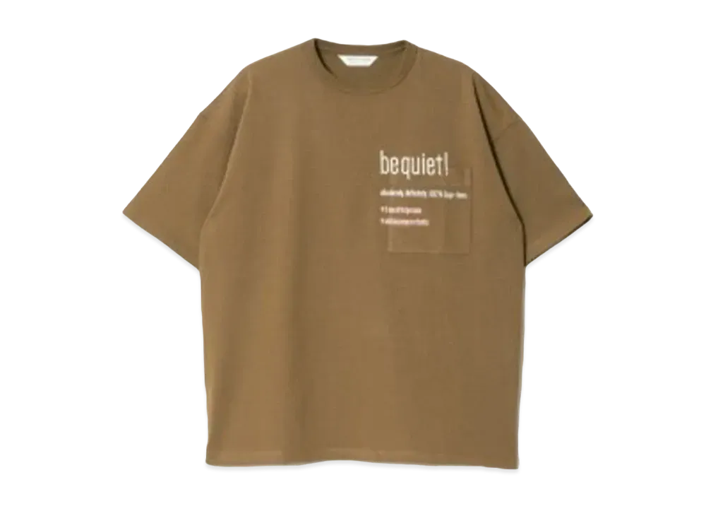 beautiful people Suvin Compact Jersey Typography Long T "Olive"