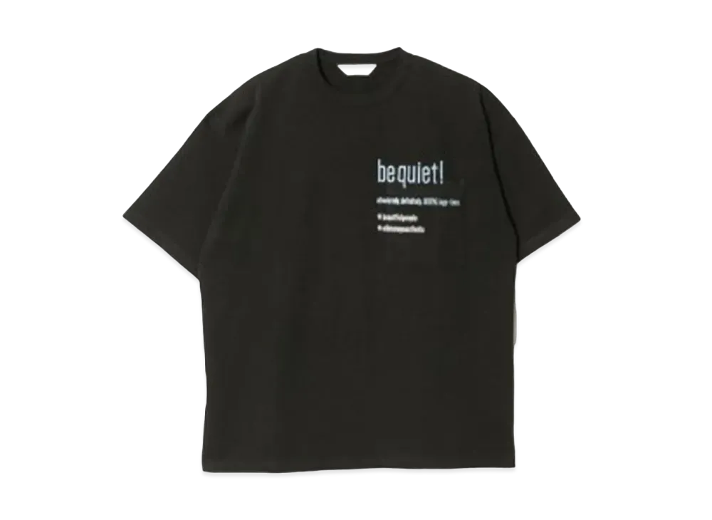 beautiful people Suvin Compact Jersey Typography Long T "Black"
