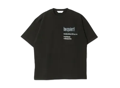 beautiful people Suvin Compact Jersey Typography Long T "Black"