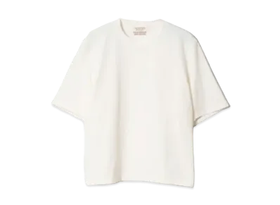 beautiful people Suvin Compact Jersey Big Qol Tag Long T "Off White"