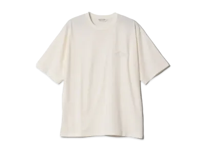 beautiful people Supima Cotton Jersey Surf Emb T-Shirt "Ecru"