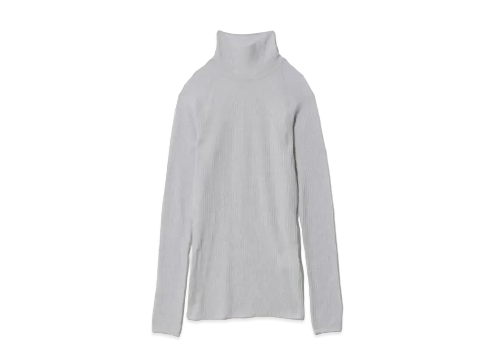 beautiful people High Gauge Rib Knitted Pullover "Light Blue"