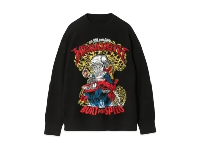 beautiful people The A Rock Knit Megadeth "Black"