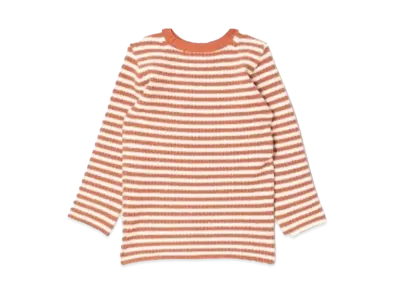 beautiful people Stretchy Gingham Border Pullover "Brown"