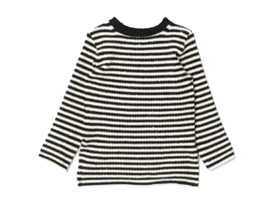 beautiful people Stretchy Gingham Border Pullover "Black"