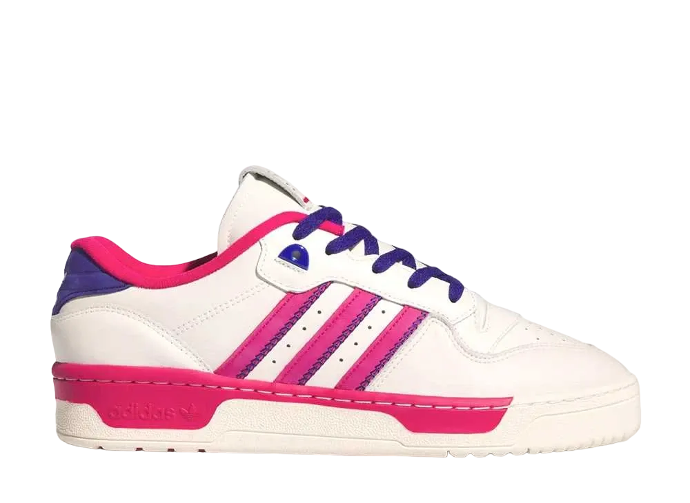 The Hoop York City × adidas Rivalry Low "Off White/Bold Pink/Cream White"