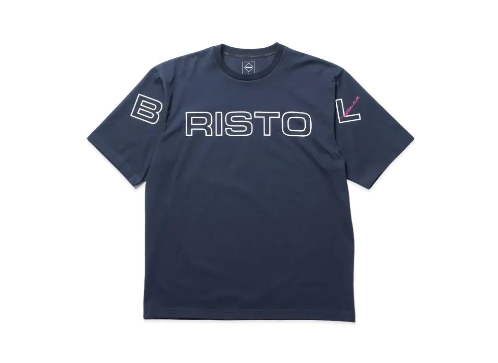 F.C.Real Bristol Around Logo Baggy Tee"Navy"
