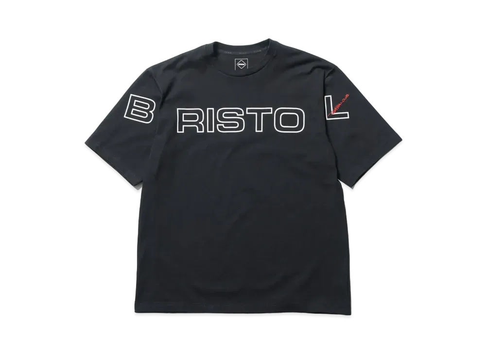 F.C.Real Bristol Around Logo Baggy Tee "Black"
