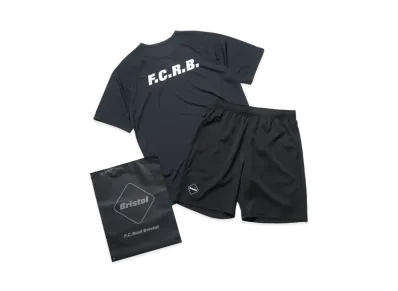 F.C.Real Bristol Training S/S Top & Shorts "Black"