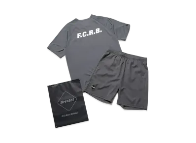 F.C.Real Bristol Training S/S Top & Shorts "Gray"