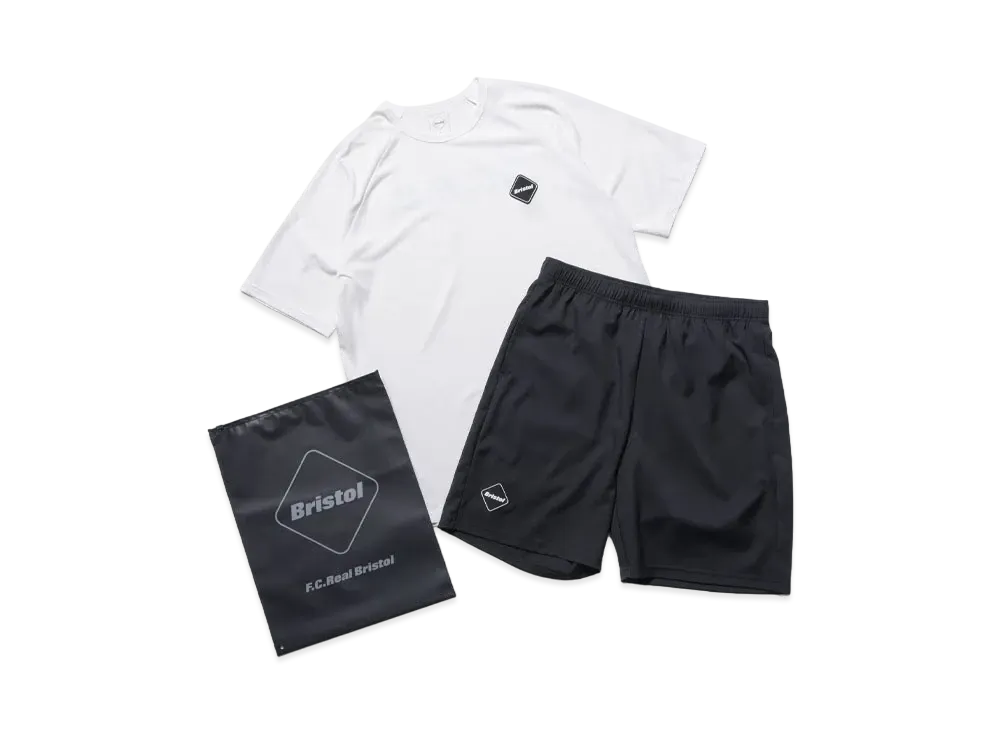 F.C.Real Bristol Training S/S Top & Shorts "White"