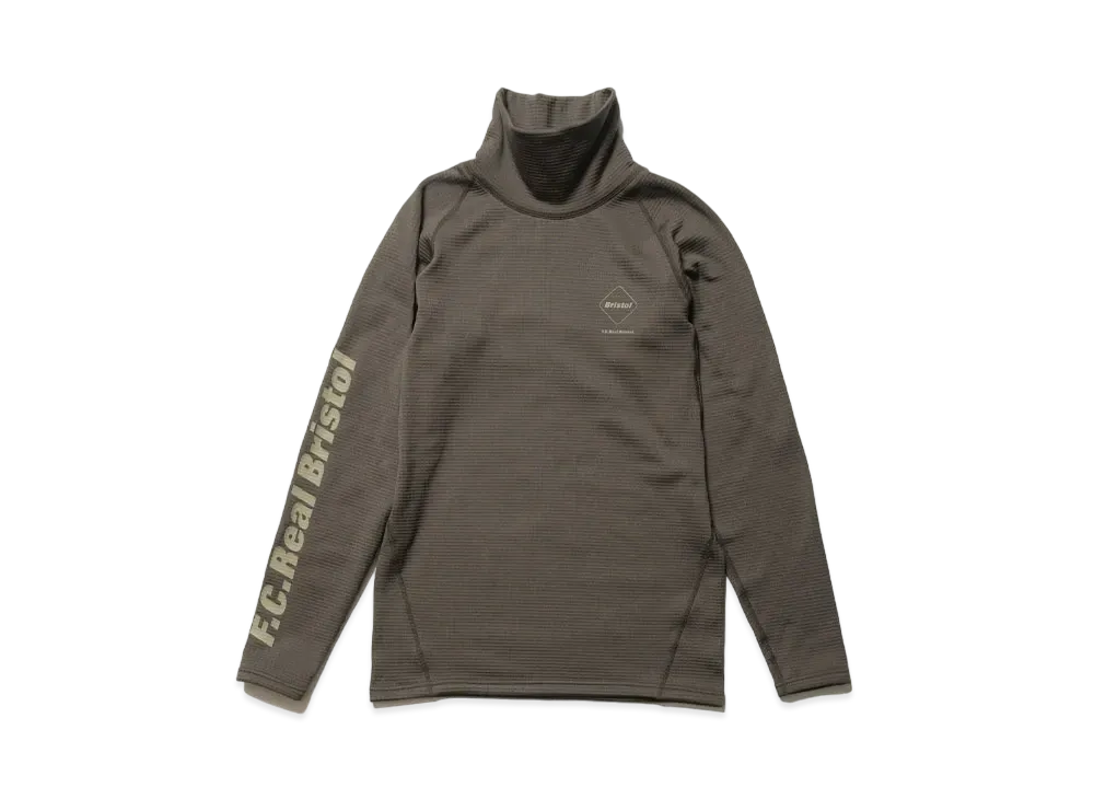 F.C.Real Bristol Under Layer Highneck Top "Khaki"