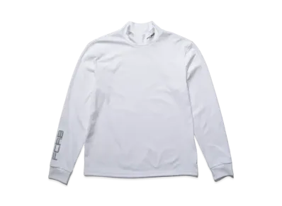 F.C.Real Bristol L/S Mockneck Top "White"