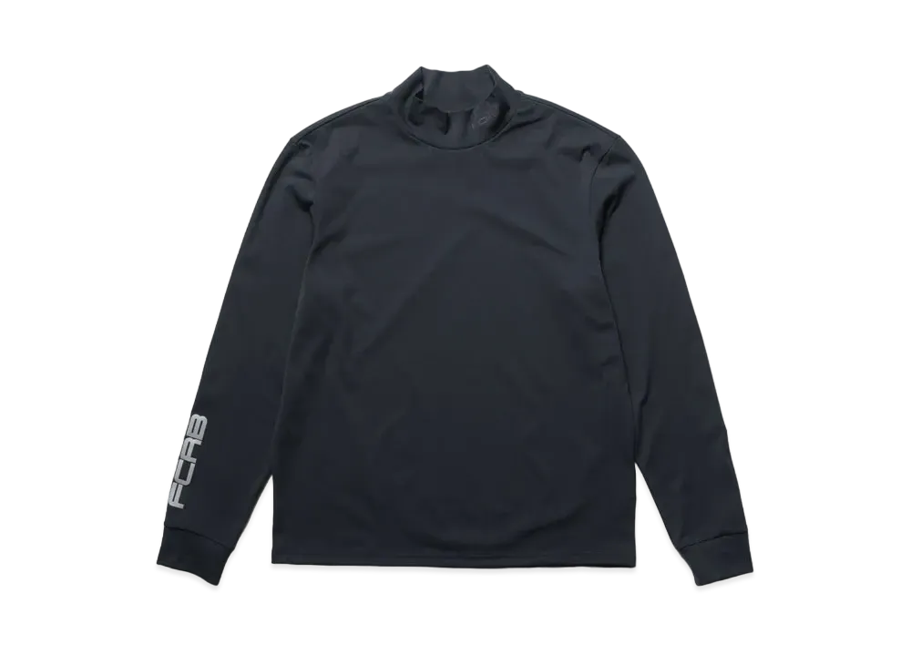 F.C.Real Bristol L/S Mockneck Top "Black"