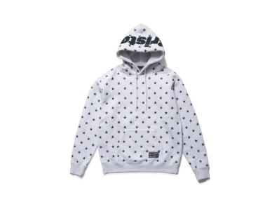 F.C.Real Bristol All Over Star Sweat Hoodie "Gray"