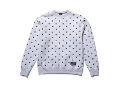 F.C.Real Bristol All Over Star Crewneck Sweat "Gray"