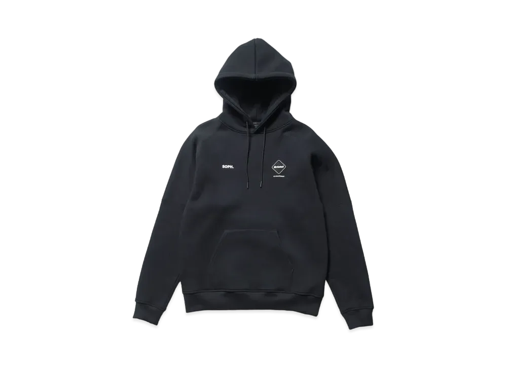 F.C.Real Bristol Big Logo Team Sweat Hoodie "Black"
