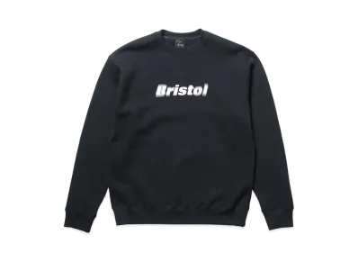 F.C.Real Bristol Blurred Logo Crewneck Sweat "Black"
