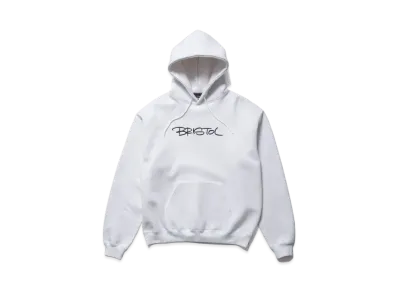 F.C.Real Bristol Embroidery Tagging Loose Fit Sweat Hoodie "White"