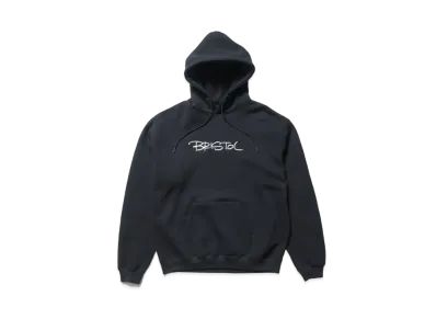F.C.Real Bristol Embroidery Tagging Loose Fit Sweat Hoodie "Black"